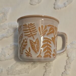 Cost Plus World Market Ceramic Mug with Earthy Tones